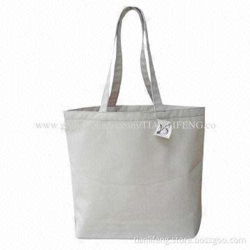 Reusable Reinforced Handle Shipping Tote Bag, Machine Washable